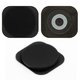 Пластик кнопки HOME для Apple iPhone 5C, чорний