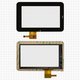 Сенсорний екран для China-Tablet PC 7"; Rainbow Six Liunx T06; Onda Vi10, чорний, 119 мм, 12 pin, 191 мм, ємнісний, 7", #PINGBO PB70DR7013G-R1