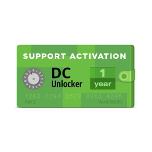 Активация DC Unlocker Поддержка на 1 год 