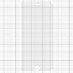Защитное стекло All Spares для Apple iPhone 6, iPhone 6S, 0,26 мм 9H, совместимо с чехлом