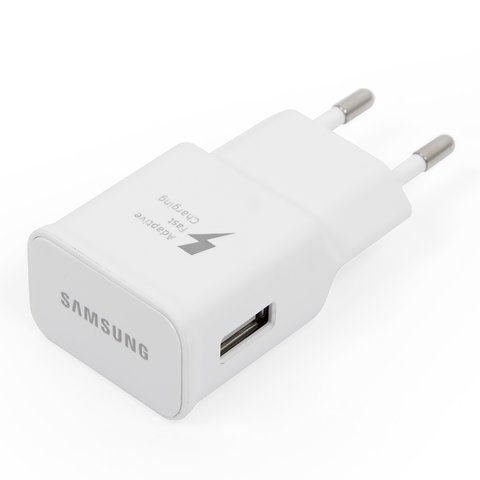 Мережевий зарядний пристрій для Samsung G920F Galaxy S6, 15 Вт, Quick Charge, білий, 1 порт