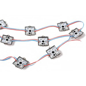 Комплект квадратних LED модулів WS2811, повноколірні, 3 світлодіоди SMD5050, IP67, 20 шт. 
