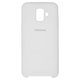 Чехол для Samsung A600 Dual Galaxy A6 (2018), белый, Original Soft Case, силикон, white (09)