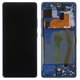 Дисплей для Samsung G770 Galaxy S10 Lite, синий, с рамкой, Original, сервисная упаковка, #GH82-21672C/GH82-21992C/GH82-22045C