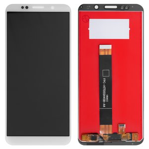 Дисплей для Huawei Honor 7A 5,45", Honor 7s, Honor Play 7, Y5 2018 , Y5 Prime 2018 , белый, без логотипа, без рамки, High Copy, DUA L22 