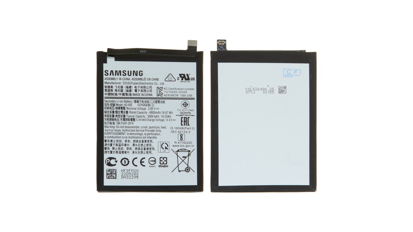 Аккумулятор HQ-50S для Samsung A025F/DS Galaxy A02s, A025G Galaxy A02s,  A037F Galaxy A03s, M025 Galaxy M02s, Li-ion, 3,85 B, 5000 мАч, Original  (PRC) - Все запчасти