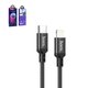 USB кабель Hoco X14, USB тип-C, Lightning, 100 см, 20 Вт, 3 A, чорний, #6931474752192
