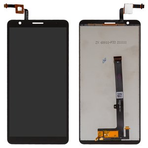 Дисплей для ZTE Blade A31 Plus, черный, без рамки, Original PRC , S T600BYC001P V03