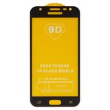 Захисне скло для Samsung J330 Galaxy J3 (2017), сумісне з чохлом, Full Glue, (без упаковки), чорний