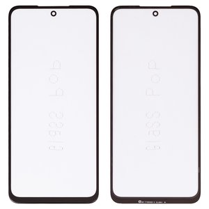 Стекло корпуса G+OCA PRO для Xiaomi Poco M3 Pro, Poco M3 Pro 5G, Redmi Note 10 5G, Redmi Note 10T 5G, с OCA пленкой, черное