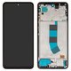 Дисплей для Xiaomi Redmi Note 13 4G, черный, с рамкой, High Copy, (OLED)
