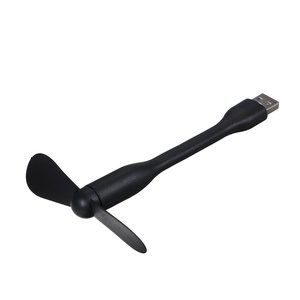 Вентилятор Mini, черный, мобильный, USB тип A