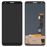 Дисплей для Google Pixel 3a XL, черный, без рамки, High Copy, (OLED)
