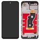 Дисплей для ZTE Blade V70, Nubia V70, черный, с рамкой, High Copy, 15-3260A-14821-51