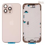 Корпус для iPhone 16 Pro Max, золотистий, з тримачем SIM-карти, з боковими кнопками, Original (PRC), EU Version, desert titanium
