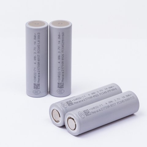 Аккумулятор 21700 Ampace INR21 71, 4000 мАч, 3,7 В, Li ion, 70A 17C  сharge: 10~60℃ discharg:  30~75℃