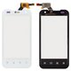 Touchscreen compatible with LG P990, (white)