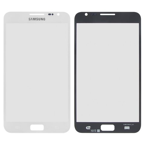 Housing Glass compatible with Samsung I9220 Galaxy Note, N7000 Note, white 
