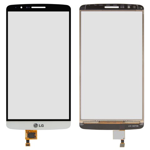 Touchscreen compatible with LG G3 D855, white 
