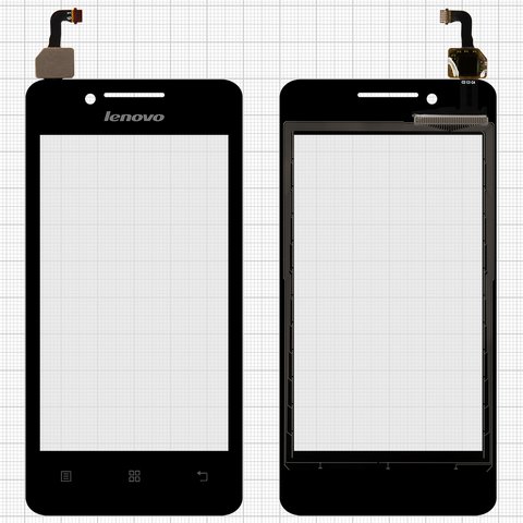 Touchscreen compatible with Lenovo A319, black 