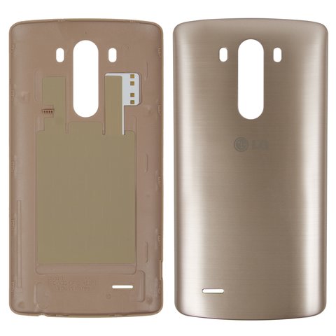 Battery Back Cover compatible with LG G3 D855, golden 