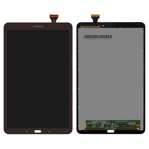 LCD compatible with Samsung T560 Galaxy Tab E 9.6, T561 Galaxy Tab E, brown, without frame 