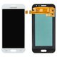 LCD compatible with Samsung J200 Galaxy J2, (white, without frame, Original (PRC), original glass)