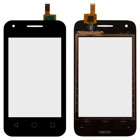 Сенсорный экран для Alcatel One Touch 4009D Dual Sim, черный