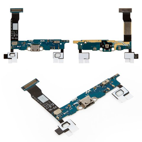 Cable flex puede usarse con Samsung N910F Galaxy Note 4, del micrófono, del conector de carga, con componentes
