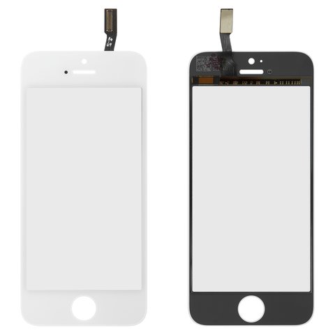 Cristal táctil puede usarse con Apple iPhone 5S, Copy, blanco