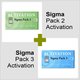 Activaciónes Pack 2 y Pack 3 para Sigma