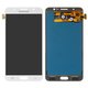LCD compatible with Samsung J710 Galaxy J7 (2016), (white, without adjustment of light, without frame, Copy, (TFT))