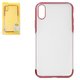 Case Baseus compatible with iPhone XR, (red, transparent, plastic) #WIAPIPH61-DW09