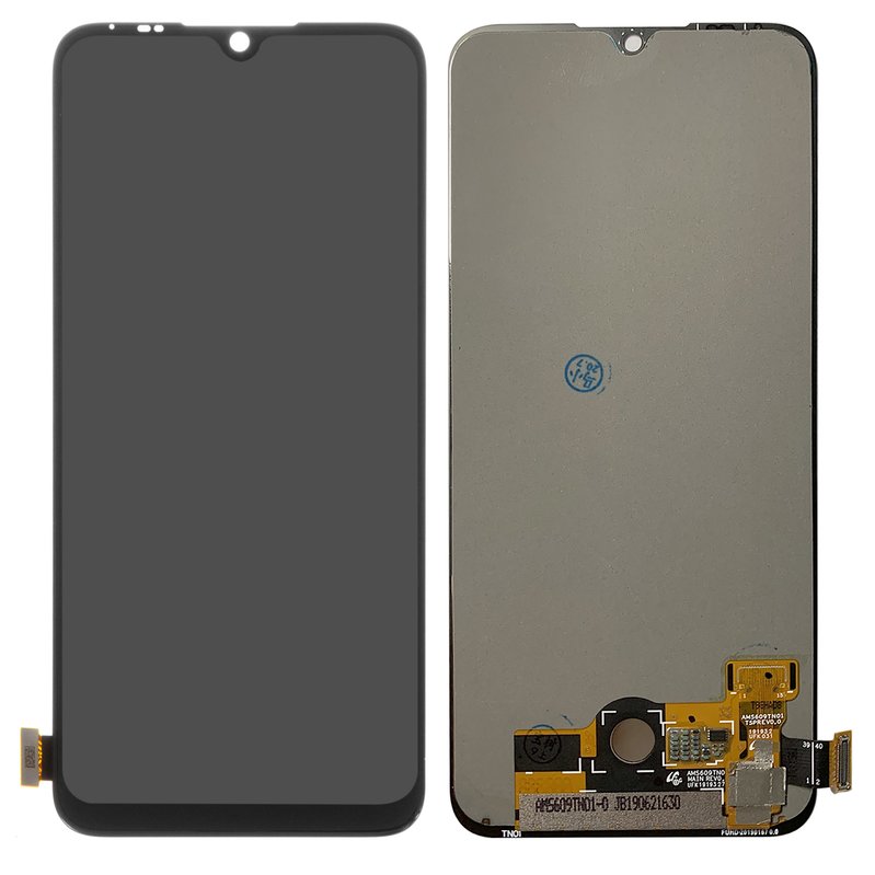 LCD compatible with Xiaomi Mi A3, Mi CC9e, (black, without frame, original  (change glass) , M1906F9SH, M1906F9SI) - All Spares