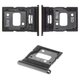 SIM Card Holder compatible with Xiaomi Mi 11 Lite, Mi 11 Lite 5G, Mi 11 Lite 5G NE, (black, M2101K9AG, boba black)