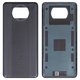 Housing Back Cover compatible with Xiaomi Poco X3 Pro, (black, phantom Black, M2102J20SG, M2102J20SI)
