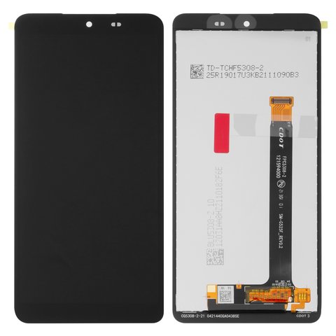 Pantalla LCD puede usarse con Samsung G525F Galaxy Xcover 5, negro, sin marco, Original, empaque industrial, #GH96 14254A