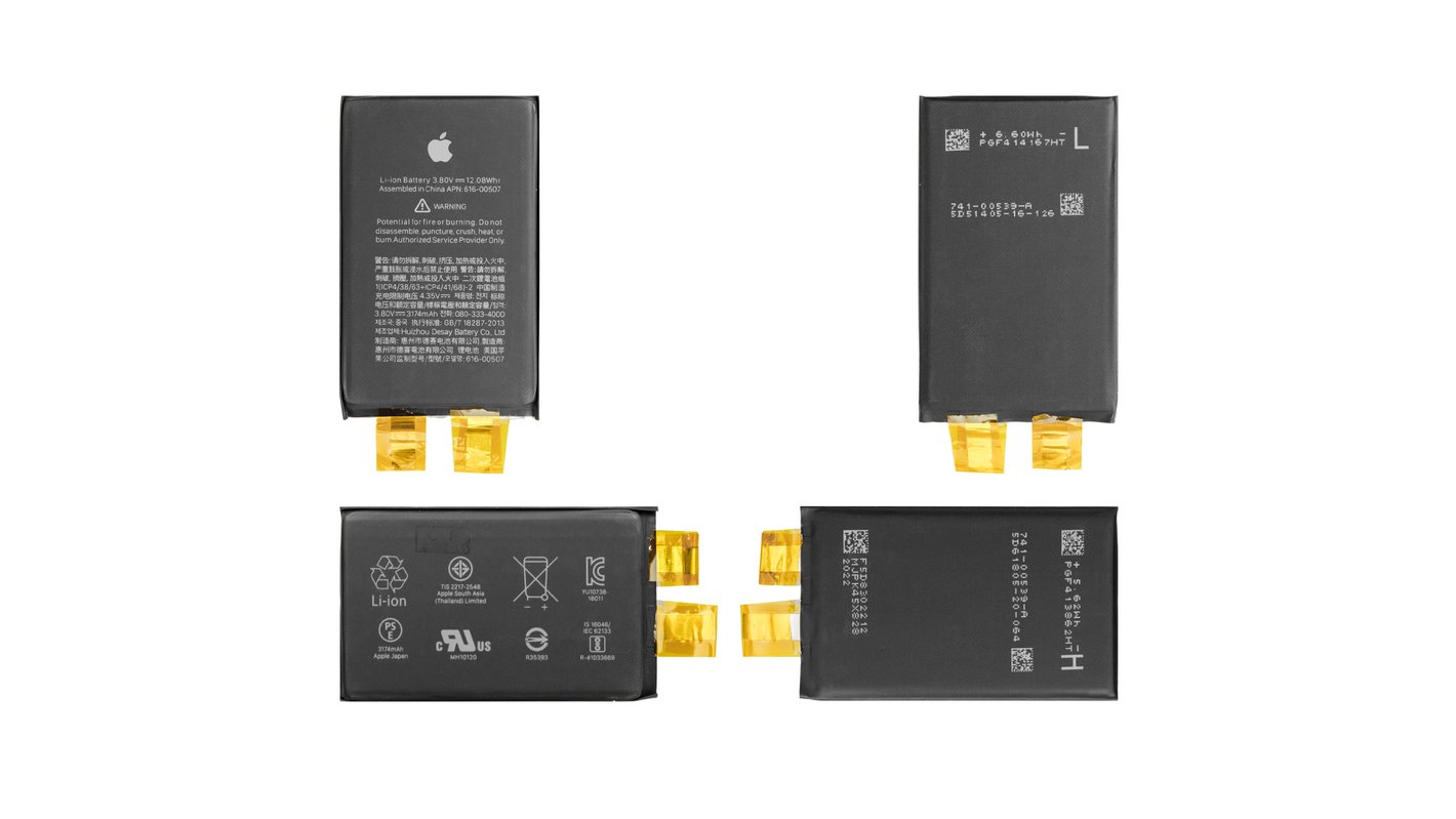 Batería puede usarse con iPhone XS Max, Li-ion, 3.8 V, 3174 mAh, sin  controlador, PRC, #616-00507 - All Spares