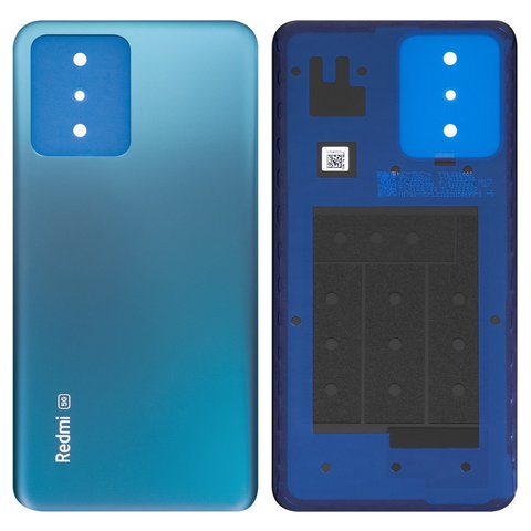 Housing Back Cover compatible with Xiaomi Redmi Note 12 5G, dark blue 