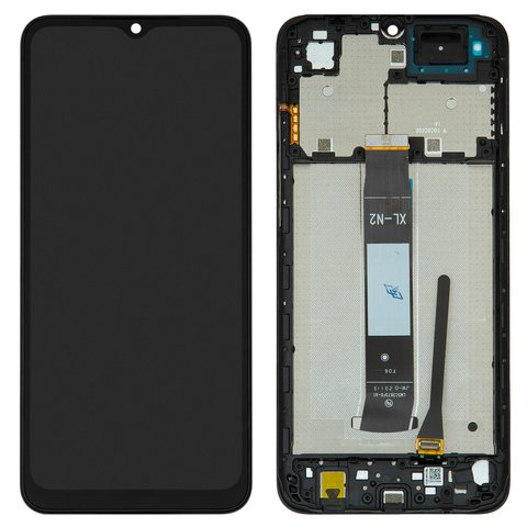 LCD compatible with Xiaomi Poco C50, Poco C51, Redmi A1, Redmi A1 Plus, Redmi A2, Redmi A2 Plus, black, with frame, Original PRC  