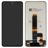 LCD compatible with Xiaomi Poco M6 Pro 5G, Redmi 12, (black, without frame, original (change glass) )