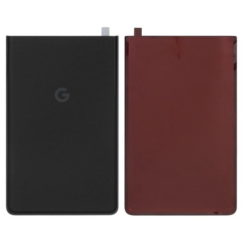 Housing Back Cover compatible with Google Pixel 7 Pro, black, lower part, obsidian 