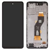 Pantalla LCD puede usarse con Infinix Hot 40i (X6528B), negro, con marco, High Copy, FPC6615-1