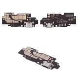 Flat Cable compatible with ZTE Blade A3 (2020), (charge connector, with microphone, with components, High Copy, charging board)