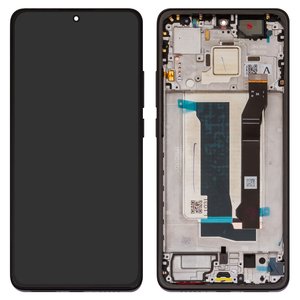 Pantalla LCD puede usarse con Xiaomi Poco X7 Pro, negro, con marco, Original PRC , 2412DPC0AG, 2412DPC0AI