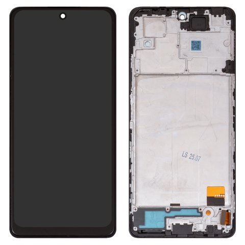 LCD compatible with Xiaomi Redmi Note 10 Pro, Redmi Note 10 Pro Max, black, with frame, Copy, TFT , M2101K6G 
