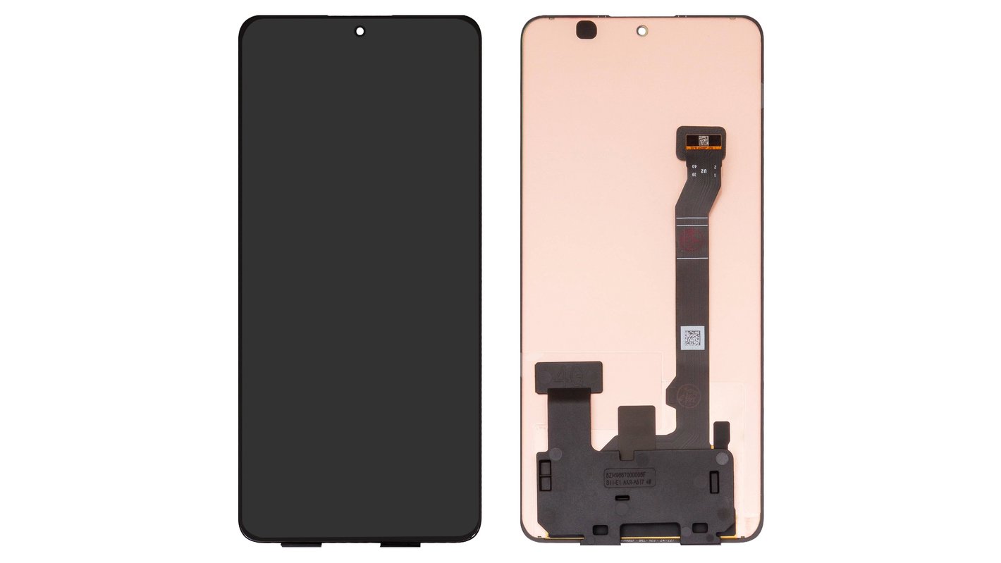 Pantalla LCD puede usarse con Xiaomi Poco X7 Pro, negro, sin marco