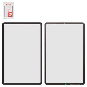 Housing Glass G+OCA PRO compatible with Xiaomi Mi Pad 5, Mi Pad 5 Pro, with OCA film, black 