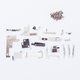Screw compatible with iPhone 8, (full set, with clamping plates)