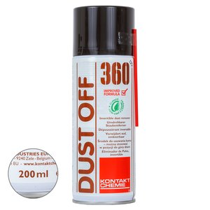Сжатый воздух Kontakt Chemie DUST OFF 360 применение вверх дном 200 мл 